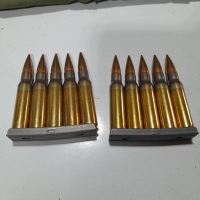 Bandoleer with ammunition on clips 7.62 Ball M80-