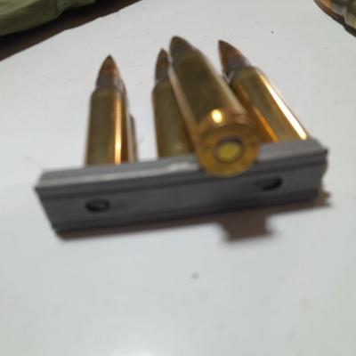 Bandoleer with ammunition on clips 7.62 Ball M80-
