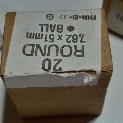 Assortment of 7.62 x 51mm Ammunition