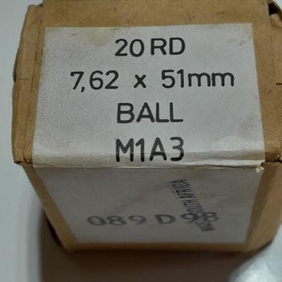 Assortment of 7.62 x 51mm Ammunition