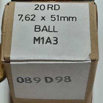 Assortment of 7.62 x 51mm Ammunition