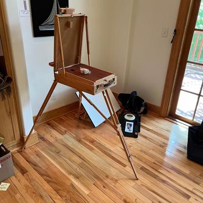 Three Portable Artists Easels - Jullian Half Box Easel & More (L2-RG)