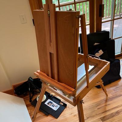 Three Portable Artists Easels - Jullian Half Box Easel & More (L2-RG)