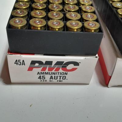 10 boxes of brass shells - BRASS ONLY - already fired 45mm shells