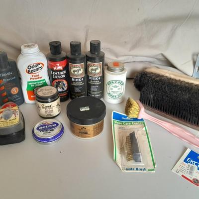 Shoe shining and foot care