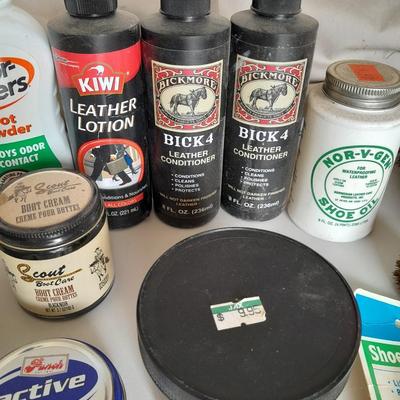 Shoe shining and foot care