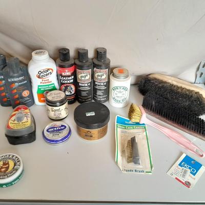Shoe shining and foot care