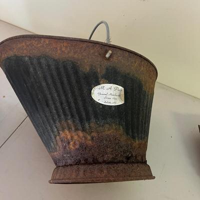 Cast Iron Smudge Pot, Eddie Bauer Wood Bag, Fireplace Grate, & More (G-MG)