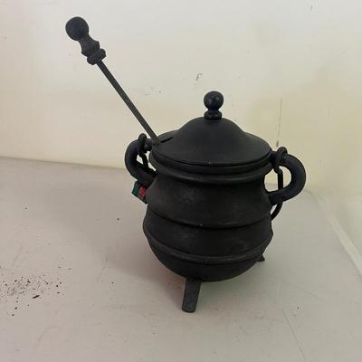 Cast Iron Smudge Pot, Eddie Bauer Wood Bag, Fireplace Grate, & More (G-MG)