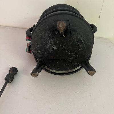 Cast Iron Smudge Pot, Eddie Bauer Wood Bag, Fireplace Grate, & More (G-MG)