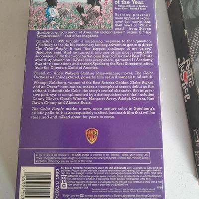 Collection of great movies on VHS - ROOTS - The color Purple - and Poetic Justice