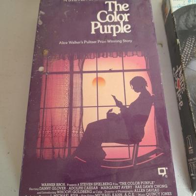Collection of great movies on VHS - ROOTS - The color Purple - and Poetic Justice