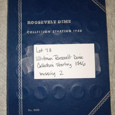 Whitman Roosevelt dime collection