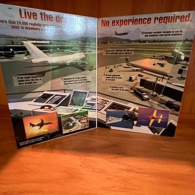 Microsoft Gaming Joystick, Flight Simulator, Myst and more Games Plus Books (L2-RG)