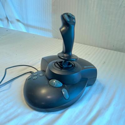 Microsoft Gaming Joystick, Flight Simulator, Myst and more Games Plus Books (L2-RG)
