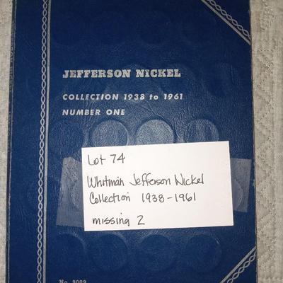 Whitman Jefferson nickle collection