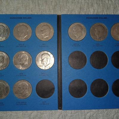 Whitman book Eisenhower dollars