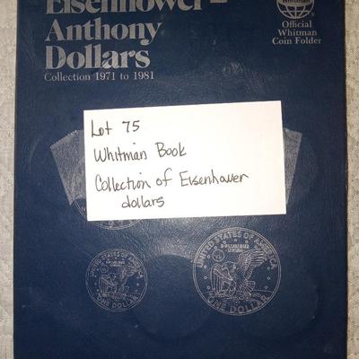 Whitman book Eisenhower dollars