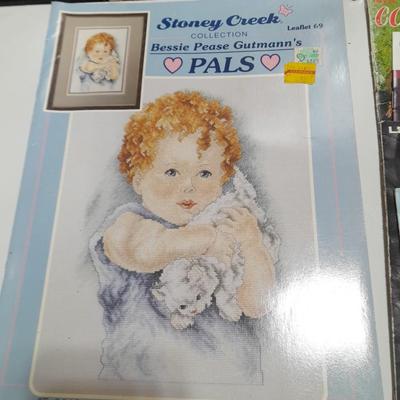 Variety of cross stitch / crafting books & pamphlets