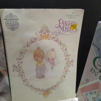 Variety of cross stitch / crafting books & pamphlets