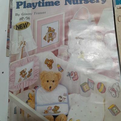 Variety of cross stitch / crafting books & pamphlets