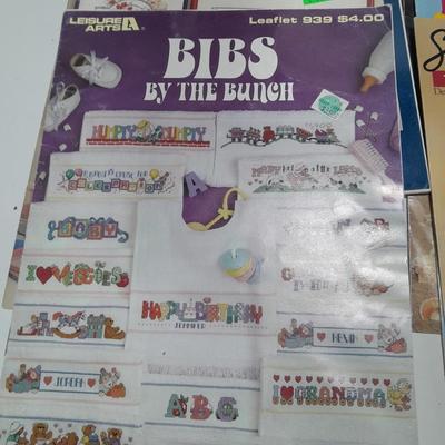 Variety of cross stitch / crafting books & pamphlets