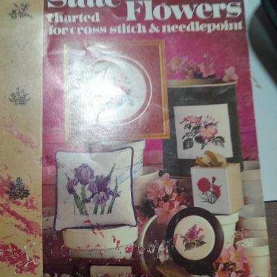 Variety of cross stitch / crafting books & pamphlets