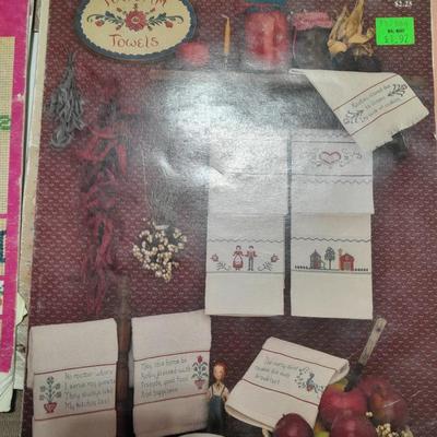 Variety of cross stitch / crafting books & pamphlets
