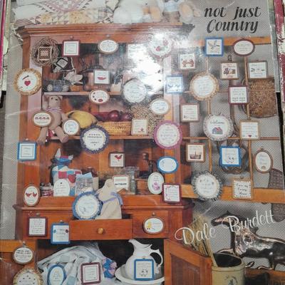 Variety of cross stitch / crafting books & pamphlets
