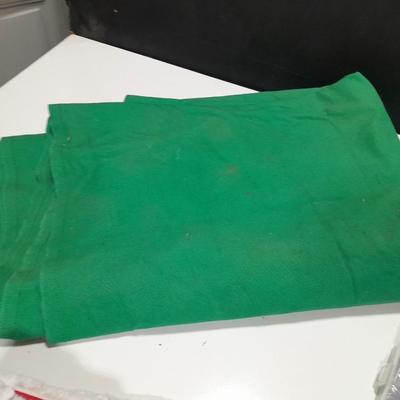 Large pieces of fabric and some sewing notations
