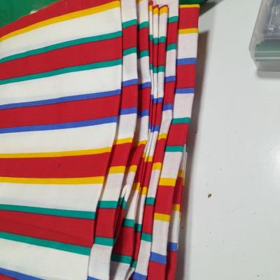 Large pieces of fabric and some sewing notations