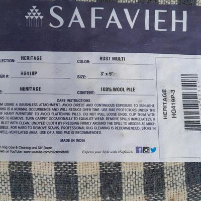 Safavieh Heritage Collection 100% wool Pile 3' x 5' Area rug