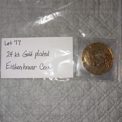 24 kt gold plated