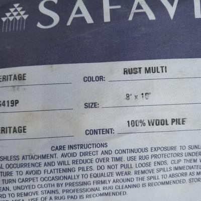Safavieh Heritage Collection 100% wool Pile 8' x 10' area rug