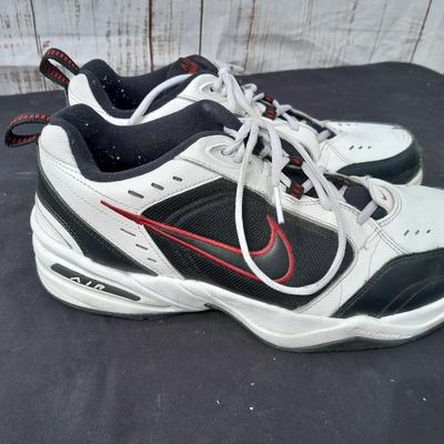 Men's size Nike Tennis shoes - lightly used with shoe organizer