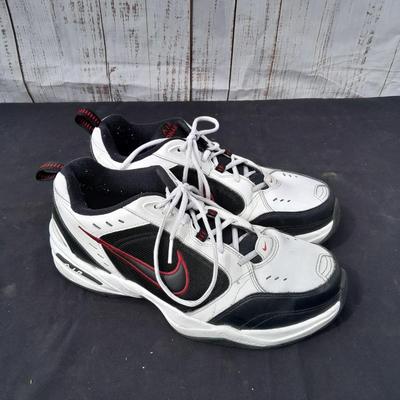 Men's size Nike Tennis shoes - lightly used with shoe organizer