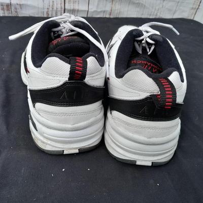 Men's size Nike Tennis shoes - lightly used with shoe organizer