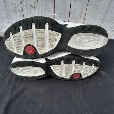 Men's size Nike Tennis shoes - lightly used with shoe organizer