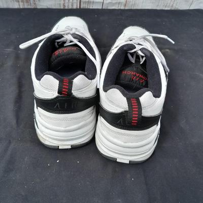 Men's size Nike Tennis shoes - lightly used with shoe organizer