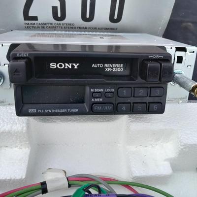 Sony XR 2300 Car Stereo cassette player with original box and accessories - new old stock