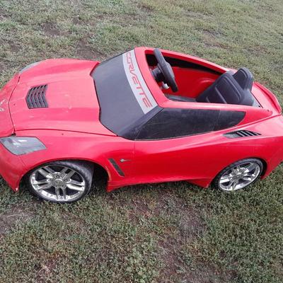 Little red corvette power wheels with no battery or charger