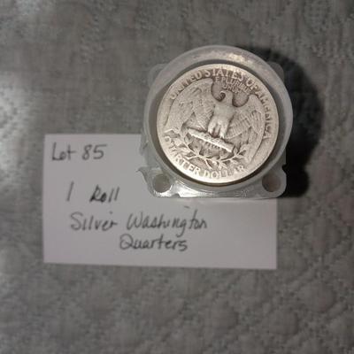 1 roll of Washington quarters