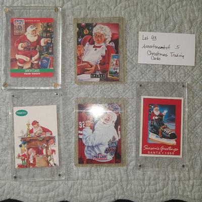 Christmas trading cards