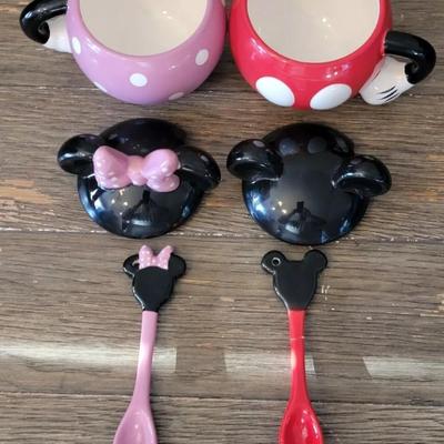 Mickey & Minnie Hot Chocolate Set