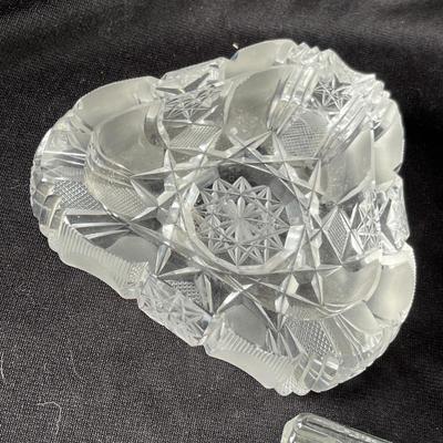 Lot 47 Crystal Ashtrays