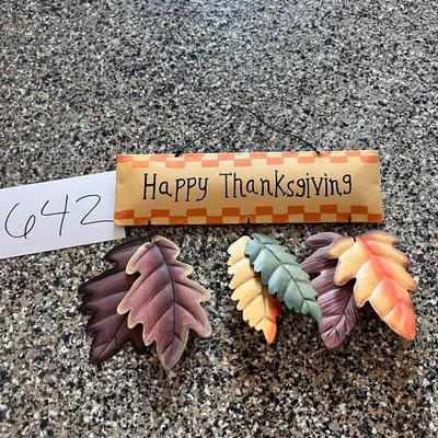 Happy Thanksgiving Metal Sign