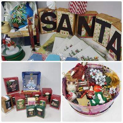 Various Christmas Decor Lot
