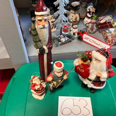 Variety Set Of 4 Santas