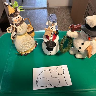 Snowman W/Wreath, Snowman Forever Pals Star & Engraved Snowman