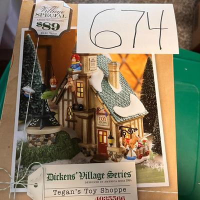 Dickens Village Christmas Tegan's Toy Shoppe